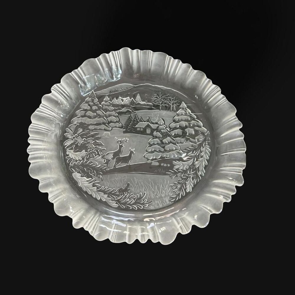 Y2K Vintage Mikasa "Winter Dreams" Serving Platter